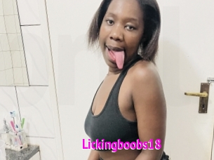 Lickingboobs18