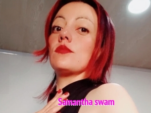 Samantha_swam